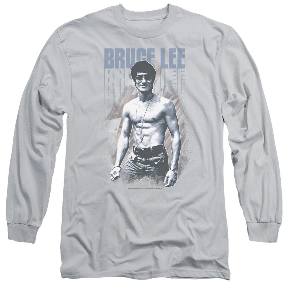 Bruce Lee Blue Jean Lee - Men's Long Sleeve T-Shirt Hoodie, Sweatshirt | CiraTrend.com