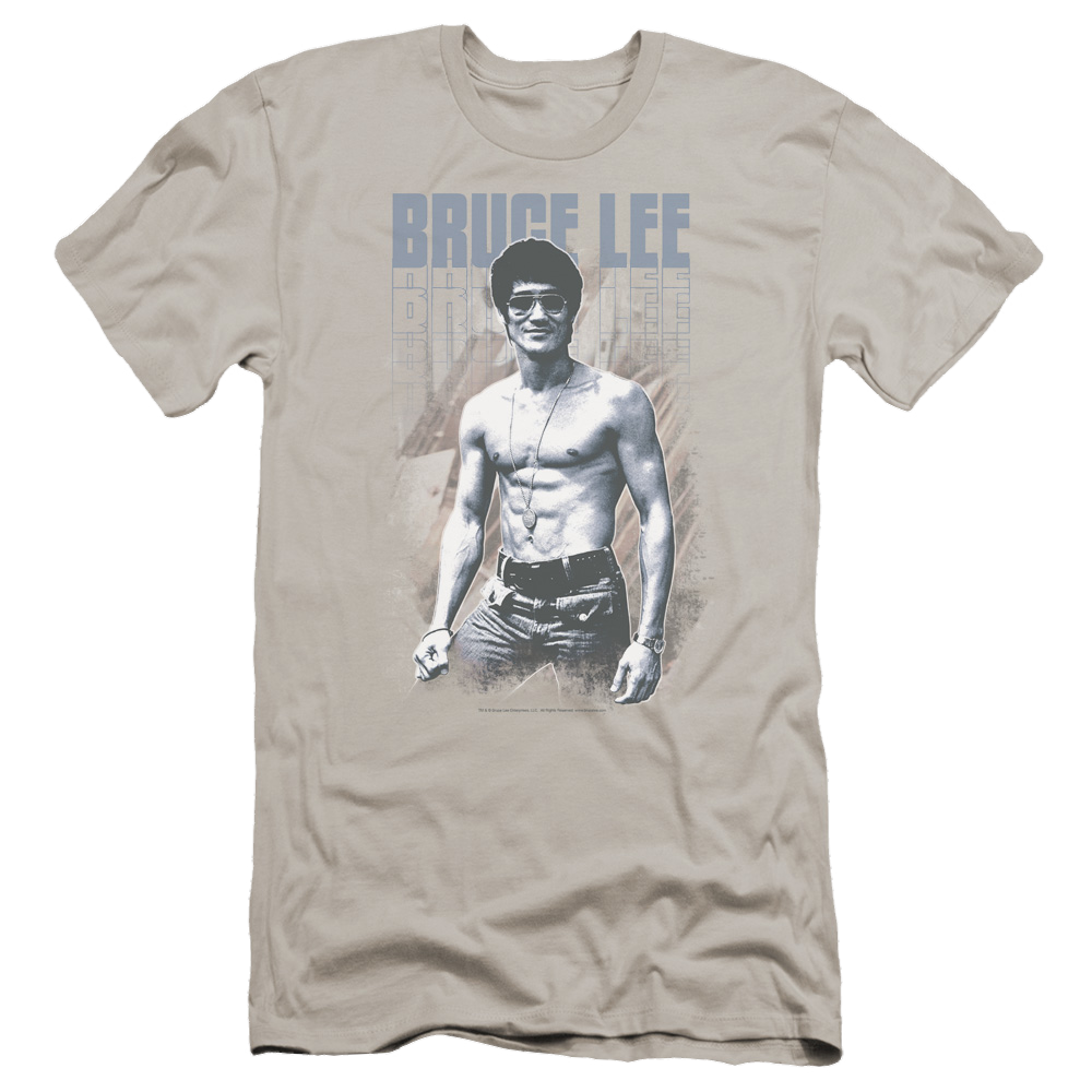Bruce Lee Blue Jean Lee - Men's Premium Slim Fit T-Shirt Hoodie, Sweatshirt | CiraTrend.com