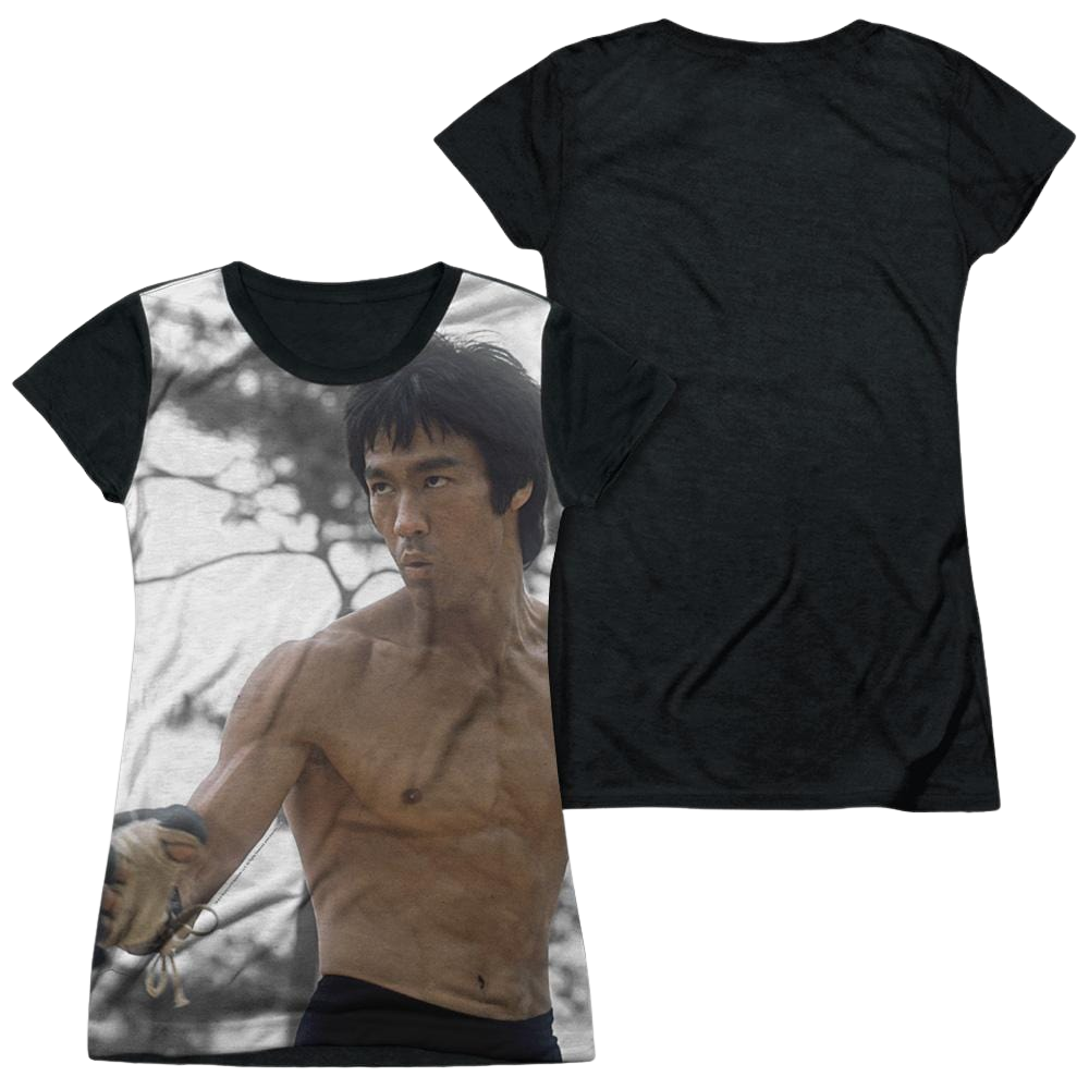 Bruce Lee Battle Ready - Juniors Black Back T-Shirt Hoodie, Sweatshirt | CiraTrend.com