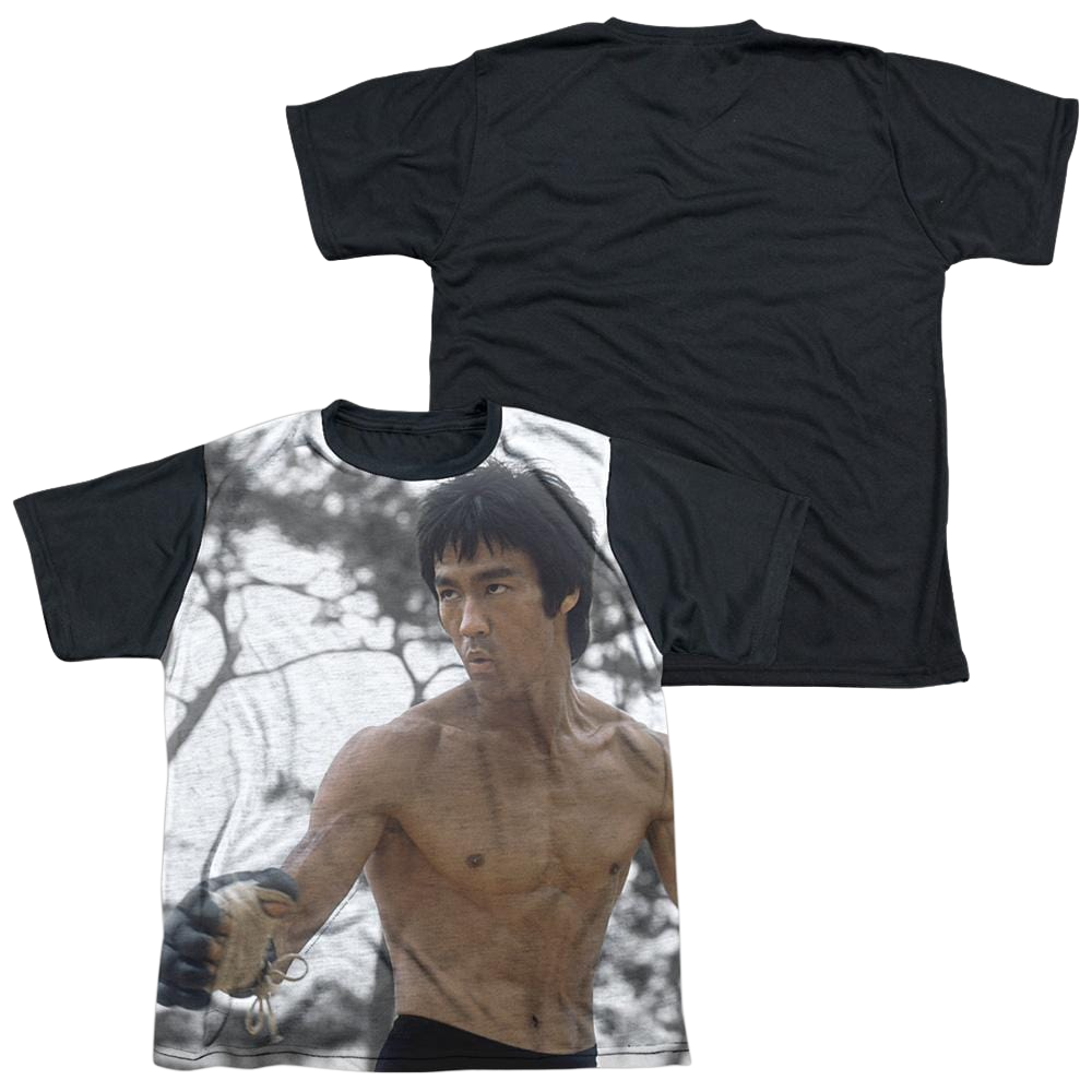 Bruce Lee Battle Ready - Youth Black Back T-Shirt (Ages 8-12) Hoodie, Sweatshirt | CiraTrend.com