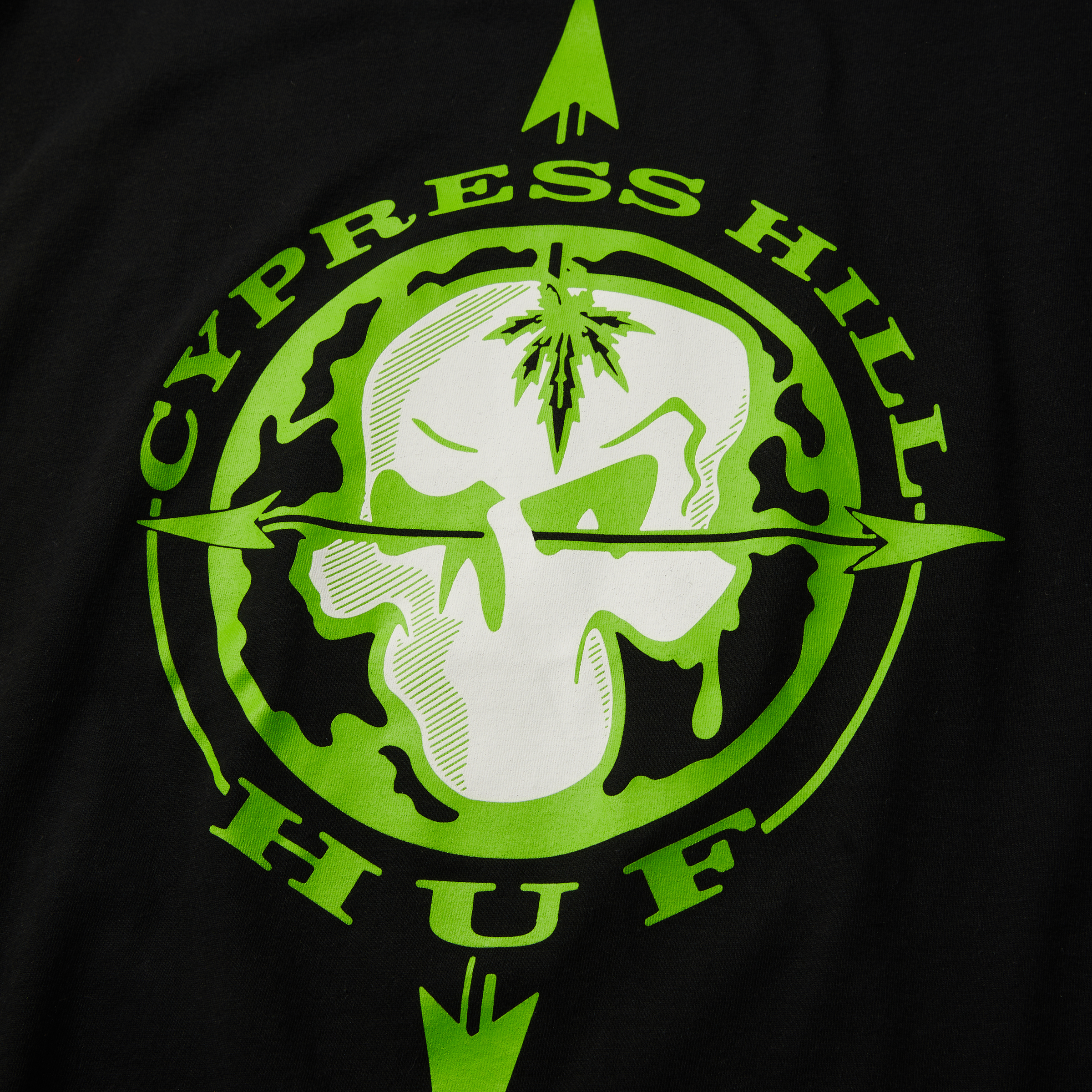HUF x Cypress Hill Blunted Compass T-Shirt Hoodie, Sweatshirt | CiraTrend.com (Image 3)