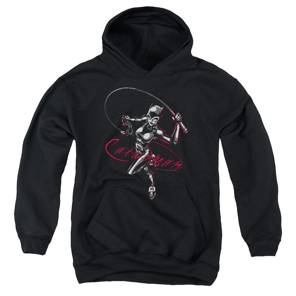 Catwoman Kitten With A Whip - Youth Hoodie T-Shirts, Sweatshirt | CiraTrend.com
