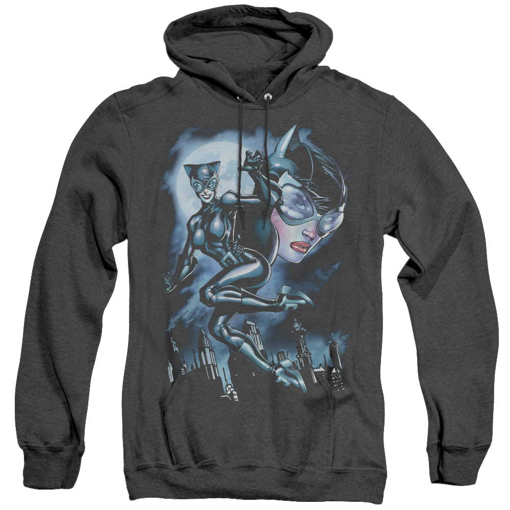Catwoman Moonlight Cat - Heather Pullover Hoodie T-Shirts, Sweatshirt | CiraTrend.com