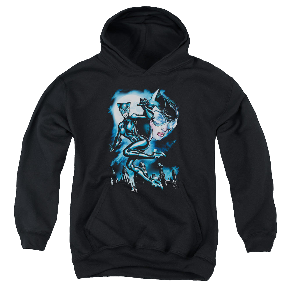Catwoman Moonlight Cat - Youth Hoodie T-Shirts, Sweatshirt | CiraTrend.com