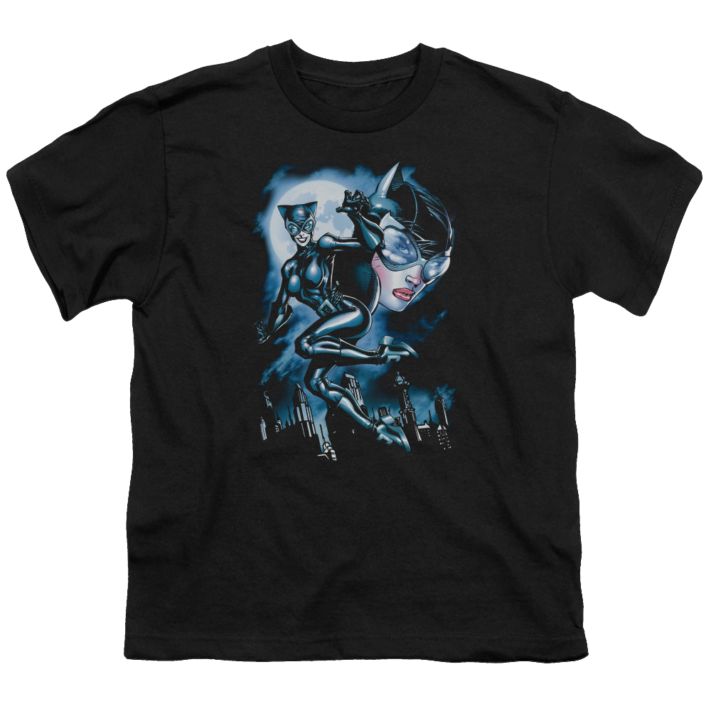 Catwoman Moonlight Cat - Youth T-Shirt Hoodie, Sweatshirt | CiraTrend.com