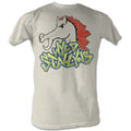 Bill And Ted Mens S/S T-Shirt - Stallyns 2 - Solid Natural Hoodie, Sweatshirt | CiraTrend.com