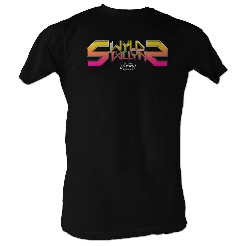 Bill And Ted Mens S/S T-Shirt - Stallyns Wild - Solid Black Hoodie, Sweatshirt | CiraTrend.com