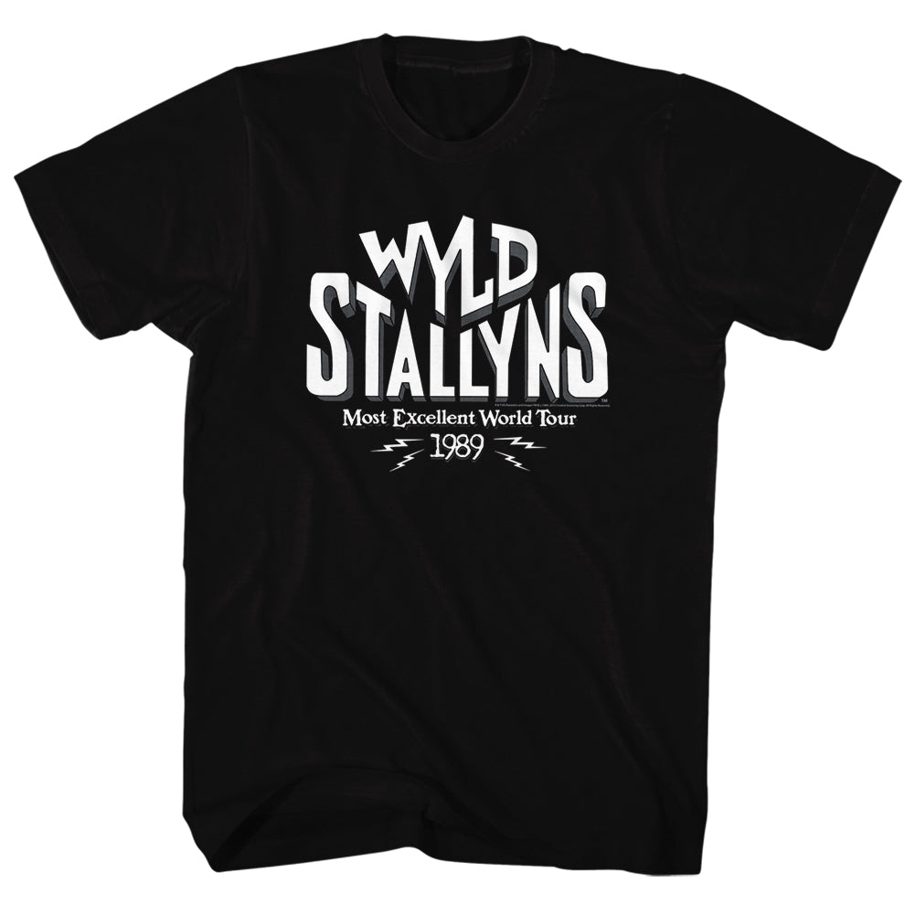 Bill And Ted Mens S/S T-Shirt - Wyld Stallions - Solid Black Hoodie, Sweatshirt | CiraTrend.com