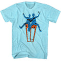 Bill And Ted Mens S/S T-Shirt - Words On A Shirt - Heather Light Blue Heather Hoodie, Sweatshirt | CiraTrend.com