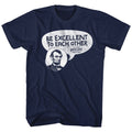 Bill Ted S S Excellentabe Solid Navy T-Shirts, Hoodie, Sweatshirt