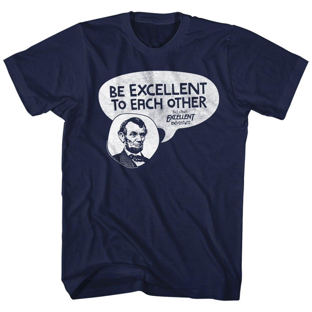 Bill Ted S S Excellentabe Solid Navy T-Shirts, Hoodie, Sweatshirt