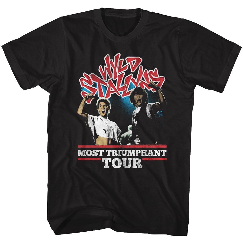 Bill And Ted Mens S/S T-Shirt - Most Triumphant - Solid Black Hoodie, Sweatshirt | CiraTrend.com