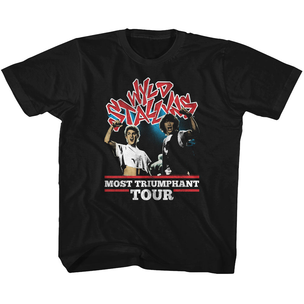 Bill And Ted Toddler S/S T-Shirt - Most Triumphant - Solid Black Hoodie, Sweatshirt | CiraTrend.com
