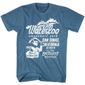 Bill And Ted Mens S/S T-Shirt - Waterloo - Heather Pacific Blue Heather Hoodie, Sweatshirt | CiraTrend.com