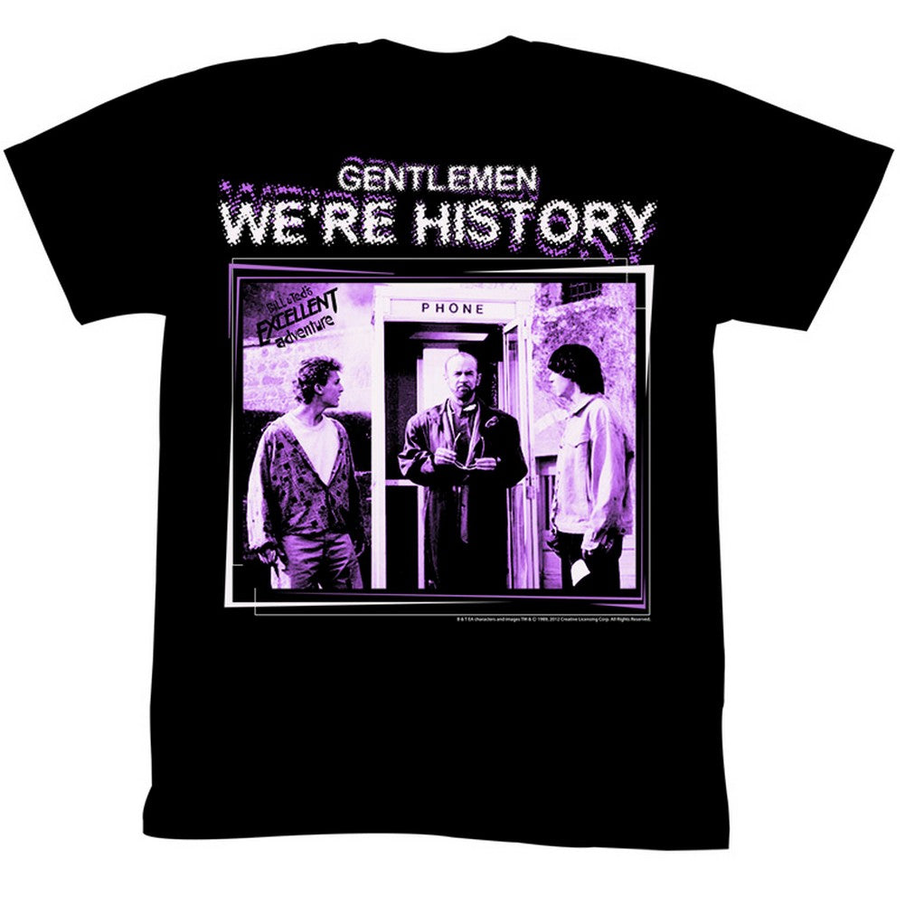 Bill And Ted Mens S/S T-Shirt - Gwh - Solid Black Hoodie, Sweatshirt | CiraTrend.com
