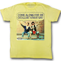 Bill Ted S S Come Along Heather Yellow Heather T-Shirts, Hoodie, Sweatshirt