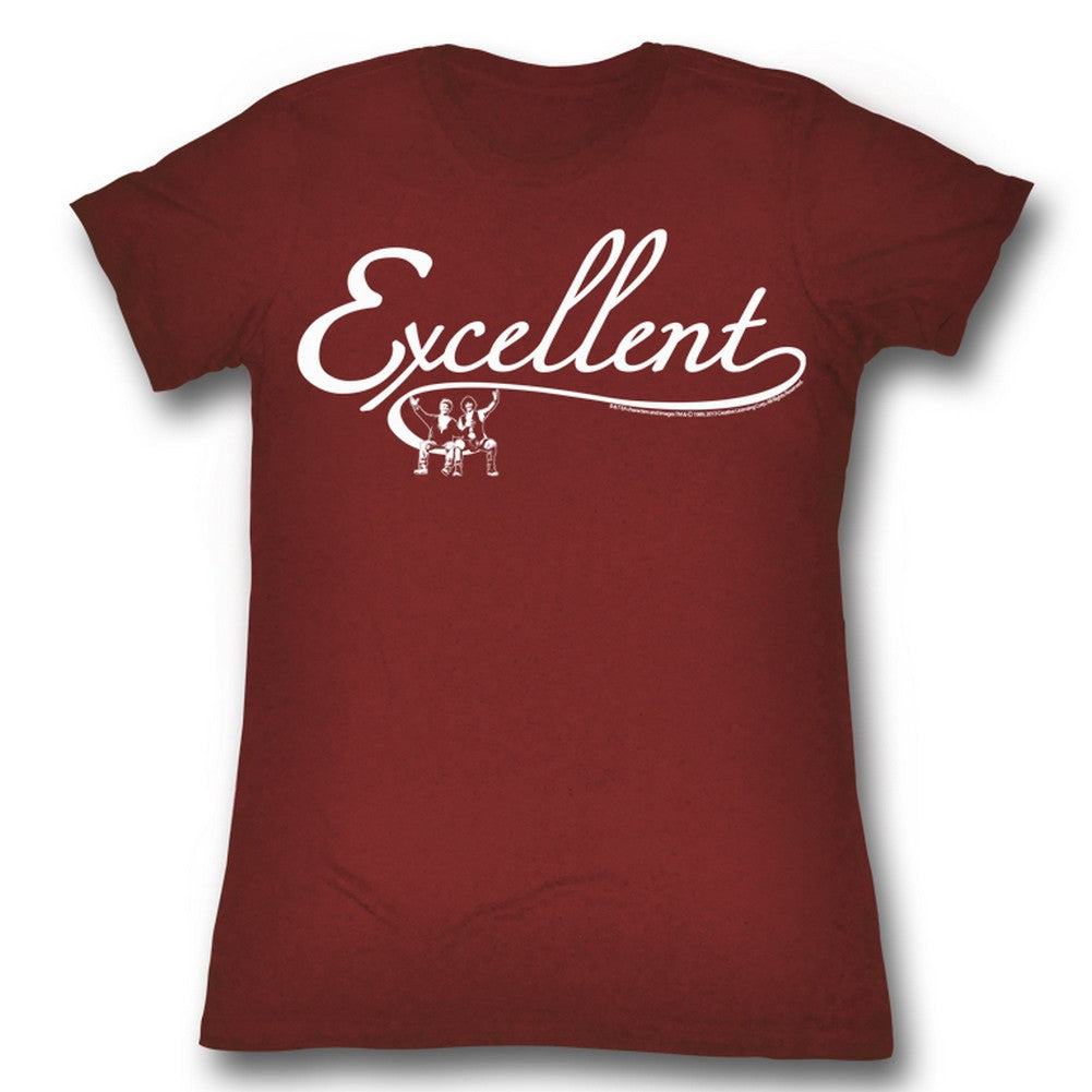 Bill Ted Juniors S S Excellent Heather Red Heather T-Shirts, Hoodie, Sweatshirt