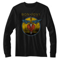 Bon Jovi Mens L/S T-Shirt - Bad Name - Solid Black Hoodie, Sweatshirt | CiraTrend.com