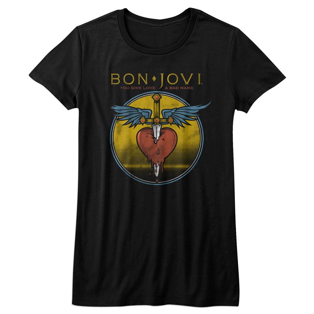 Bon Jovi Bad Name Official Ladies T-Shirt Hoodie, Sweatshirt | CiraTrend.com