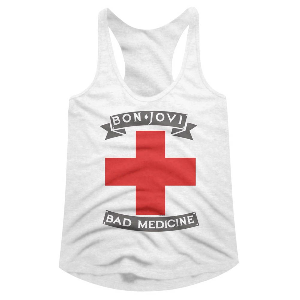 Bon Jovi Bad Medicine Official Ladies Racerback Shirt Hoodie, Sweatshirt | CiraTrend.com