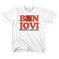 Bon Jovi Toddler S/S T-Shirt - Have A Nice Day - Solid White Hoodie, Sweatshirt | CiraTrend.com