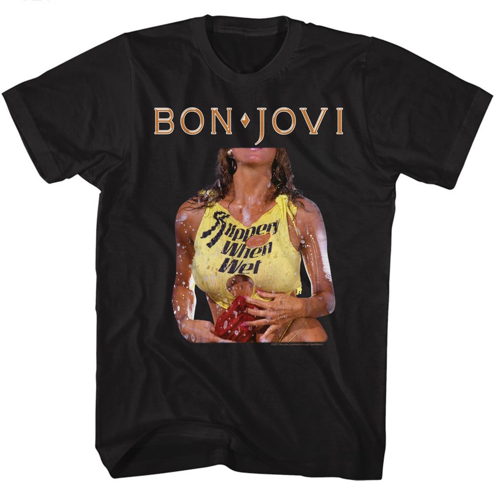 Bon Jovi Slippery When Wet T-Shirt Style001 Hoodie, Sweatshirt | CiraTrend.com