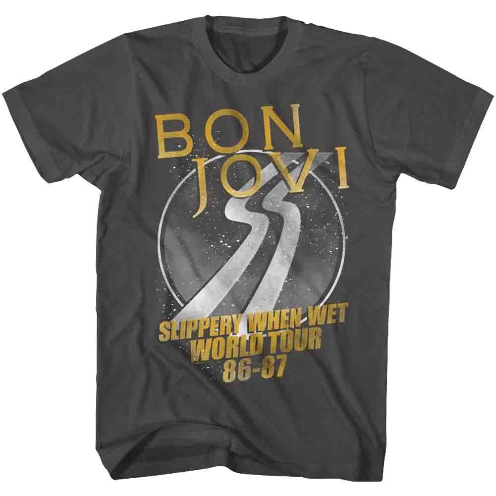 Bon Jovi Slippery World Tour Official T-Shirt Hoodie, Sweatshirt | CiraTrend.com