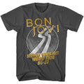 Bon Jovi Mens S/S T-Shirt - World Tour - Solid Smoke Hoodie, Sweatshirt | CiraTrend.com