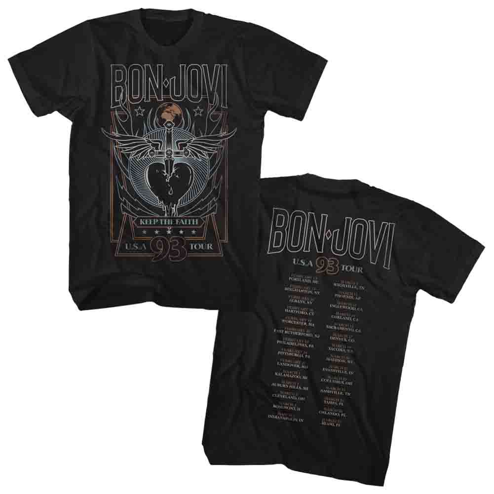Bon Jovi 93 Tour Official T-Shirt Hoodie, Sweatshirt | CiraTrend.com