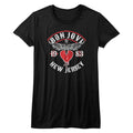Bon Jovi Girls Juniors S/S T-Shirt - Nj38 - Solid Black Hoodie, Sweatshirt | CiraTrend.com