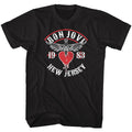 Bon Jovi Mens S/S T-Shirt - Nj38 - Solid Black Hoodie, Sweatshirt | CiraTrend.com