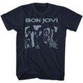 Bon Jovi Mens S/S T-Shirt - Bluejovi - Solid Navy Hoodie, Sweatshirt | CiraTrend.com