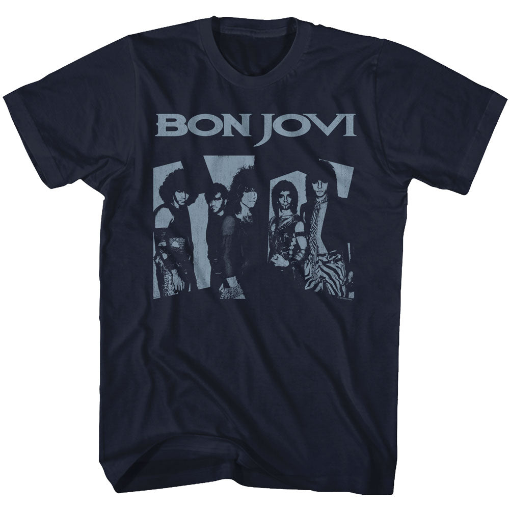 Bon Jovi Mens S/S T-Shirt - Bluejovi - Solid Navy Hoodie, Sweatshirt | CiraTrend.com