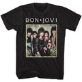 Bon Jovi Mens S/S T-Shirt - Retro Frame - Solid Black Hoodie, Sweatshirt | CiraTrend.com