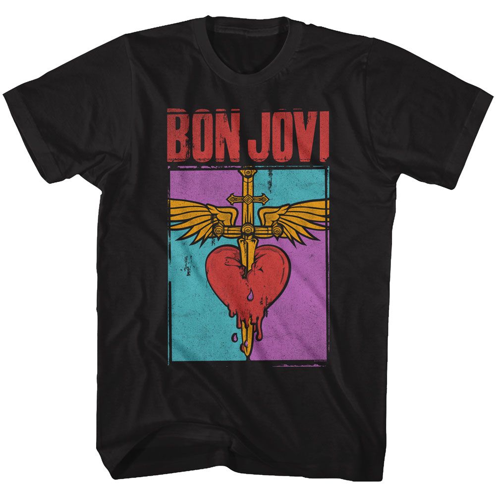 Bon Jovi Heart And Dagger Official T-Shirt Hoodie, Sweatshirt | CiraTrend.com