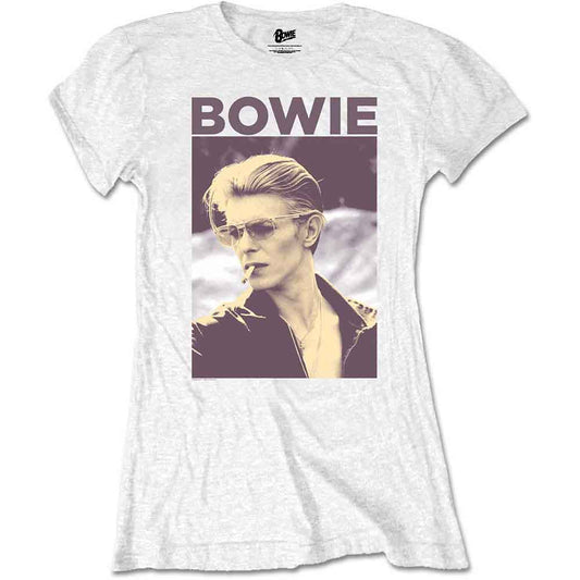 DAVID BOWIE Attractive T-Shirt, Smoking Style002