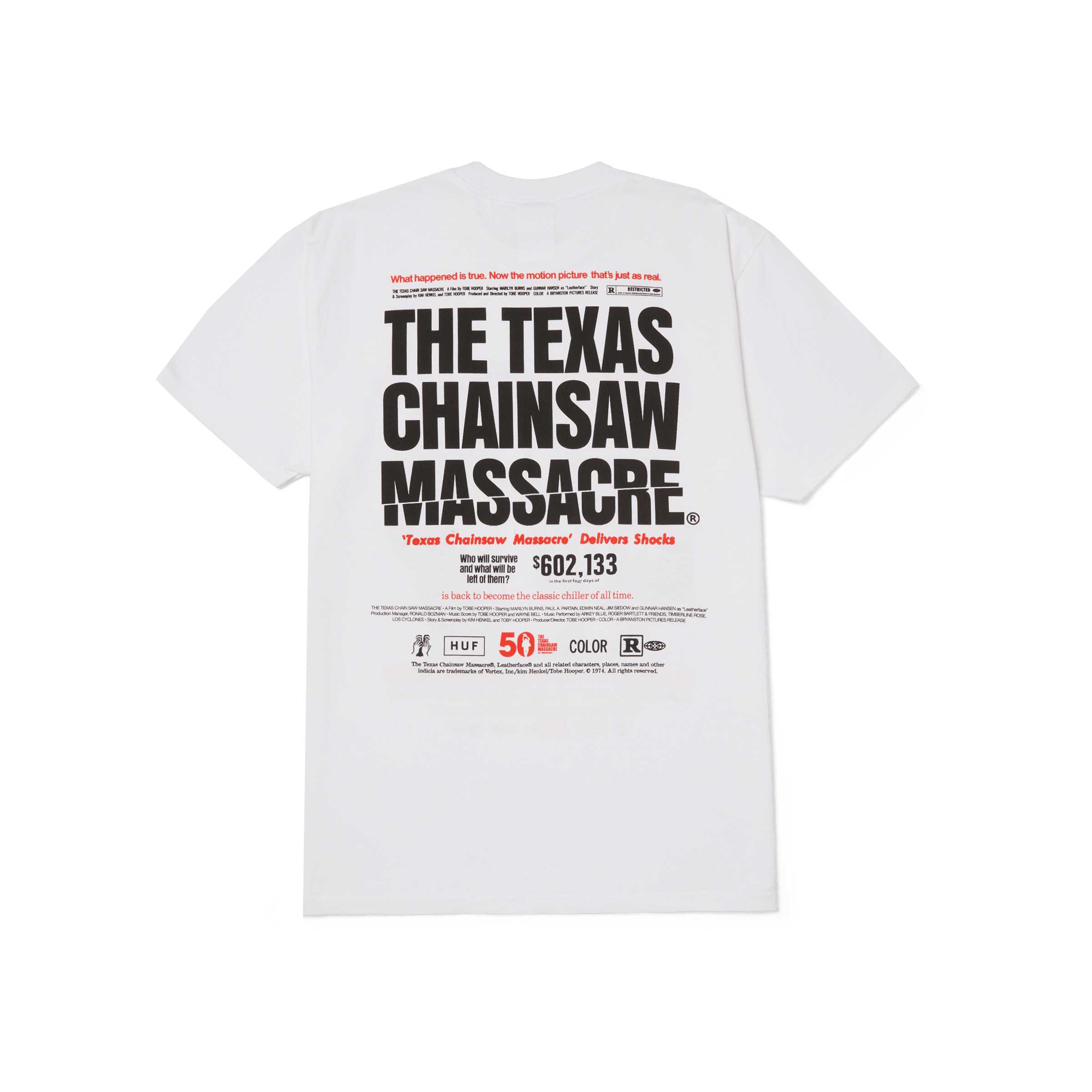 HUF x The Texas Chainsaw Massacre Box Office T-Shirt Hoodie, Sweatshirt | CiraTrend.com (Image 2)