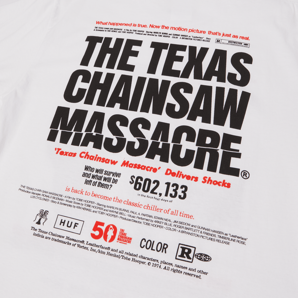 HUF x The Texas Chainsaw Massacre Box Office T-Shirt Hoodie, Sweatshirt | CiraTrend.com (Image 4)