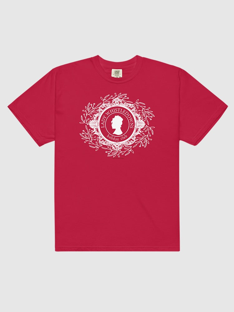 Lady Whistledown Holiday Club Comfort Colors T-Shirt Hoodie, Sweatshirt | CiraTrend.com (Image 1)