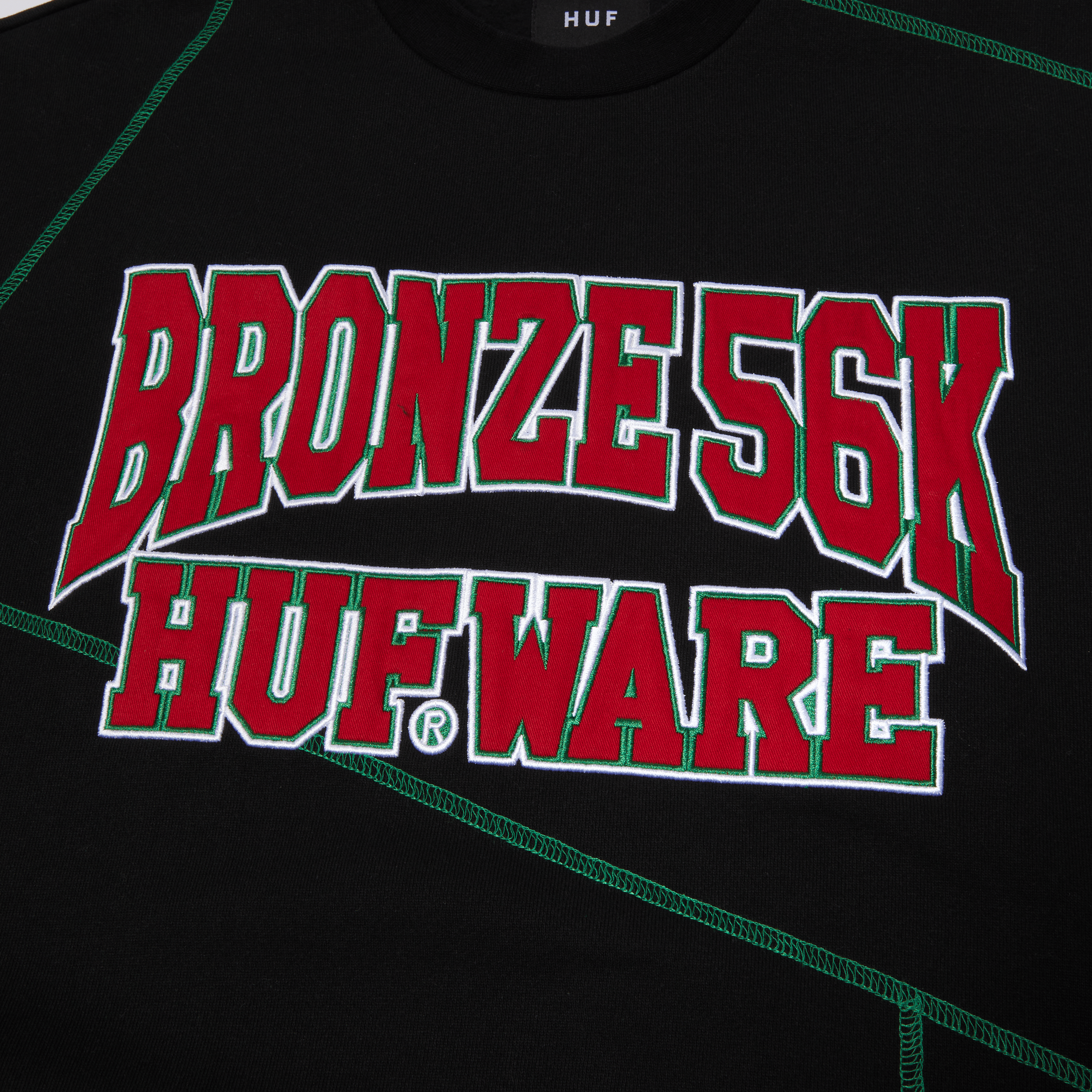 HUF x Bronze56K Hufware Crewneck Sweatshirt T-Shirts, Hoodie | CiraTrend.com (Image 3)
