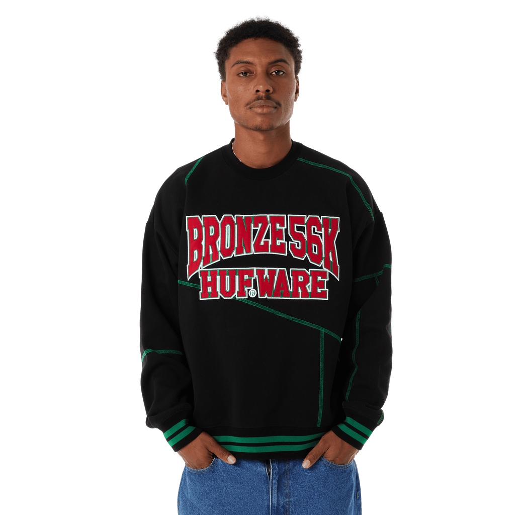 HUF x Bronze56K Hufware Crewneck Sweatshirt T-Shirts, Hoodie | CiraTrend.com (Image 5)