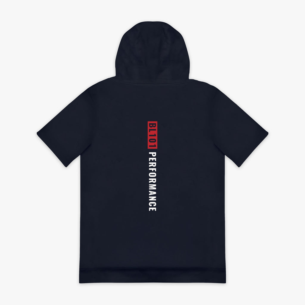 BSBL-SZN Short Sleeve Hoodie V2 - Navy