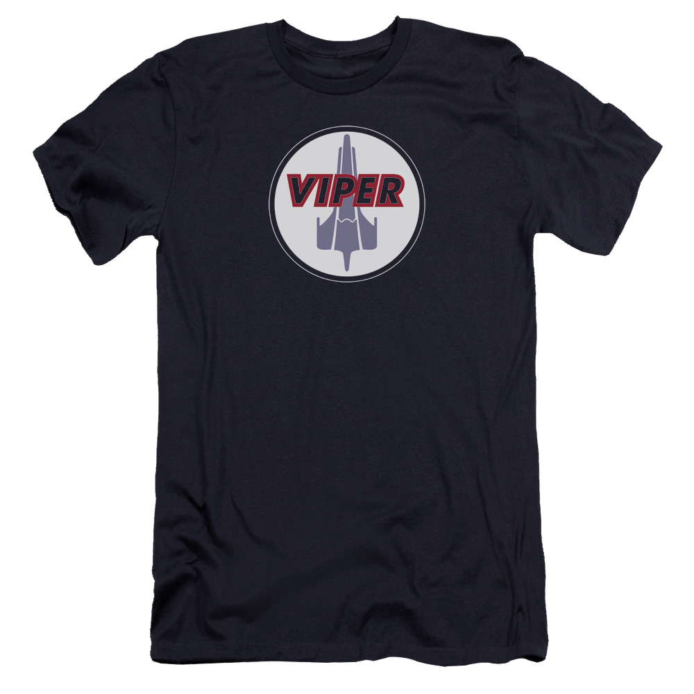 Battlestar Galactica Viper Badge - Men's Premium Slim Fit T-Shirt Hoodie, Sweatshirt | CiraTrend.com