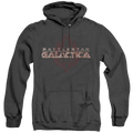 Battlestar Galactica (2004) Logo With Phoenix - Heather Pullover Hoodie T-Shirts, Sweatshirt | CiraTrend.com