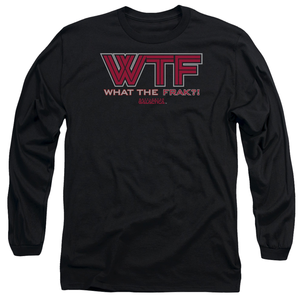 Battlestar Galactica Wtf - Men's Long Sleeve T-Shirt Hoodie, Sweatshirt | CiraTrend.com