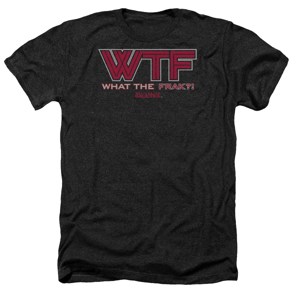 Battlestar Galactica Wtf - Men's Heather T-Shirt Hoodie, Sweatshirt | CiraTrend.com