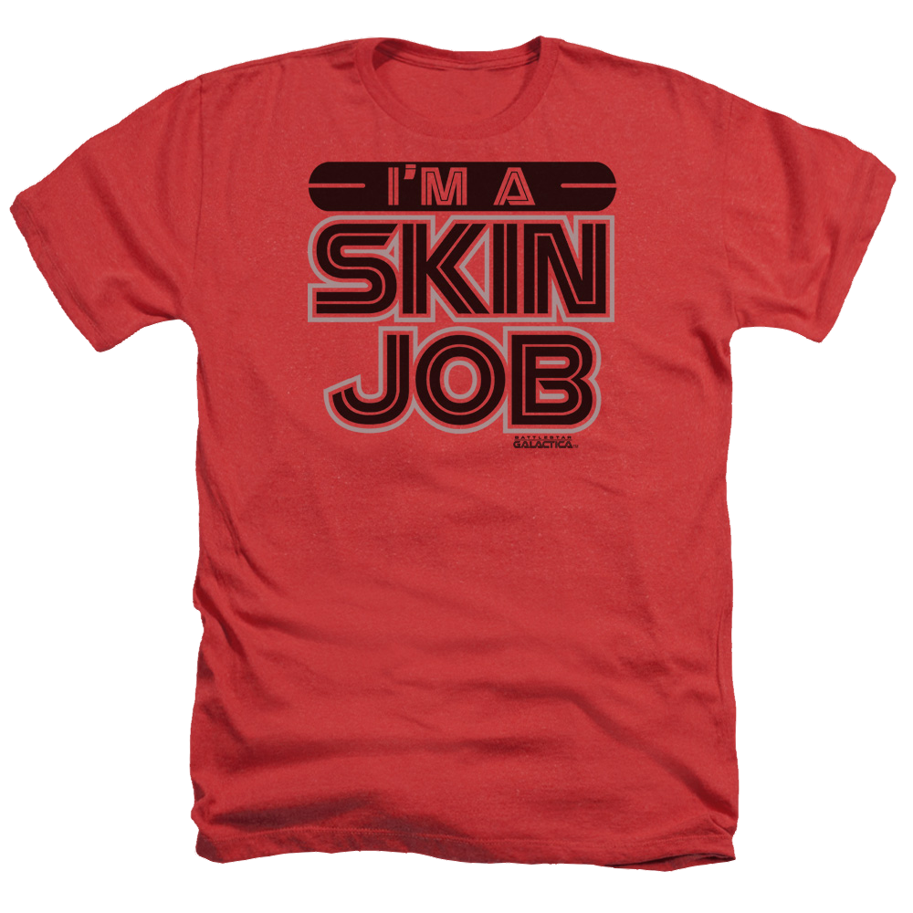 Battlestar Galactica Im A Skin Job - Men's Heather T-Shirt Hoodie, Sweatshirt | CiraTrend.com