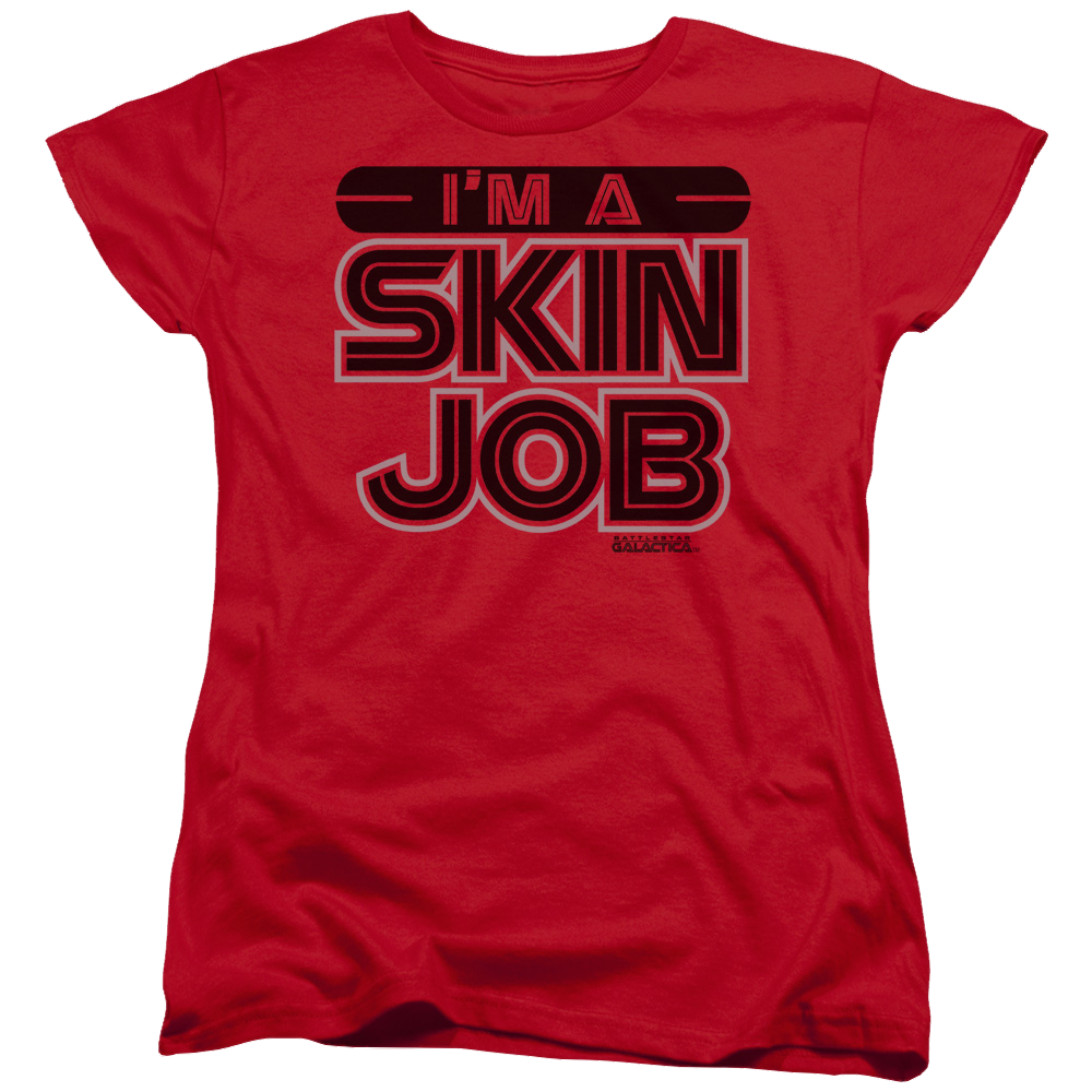 Battlestar Galactica Im A Skin Job - Women's T-Shirt Hoodie, Sweatshirt | CiraTrend.com