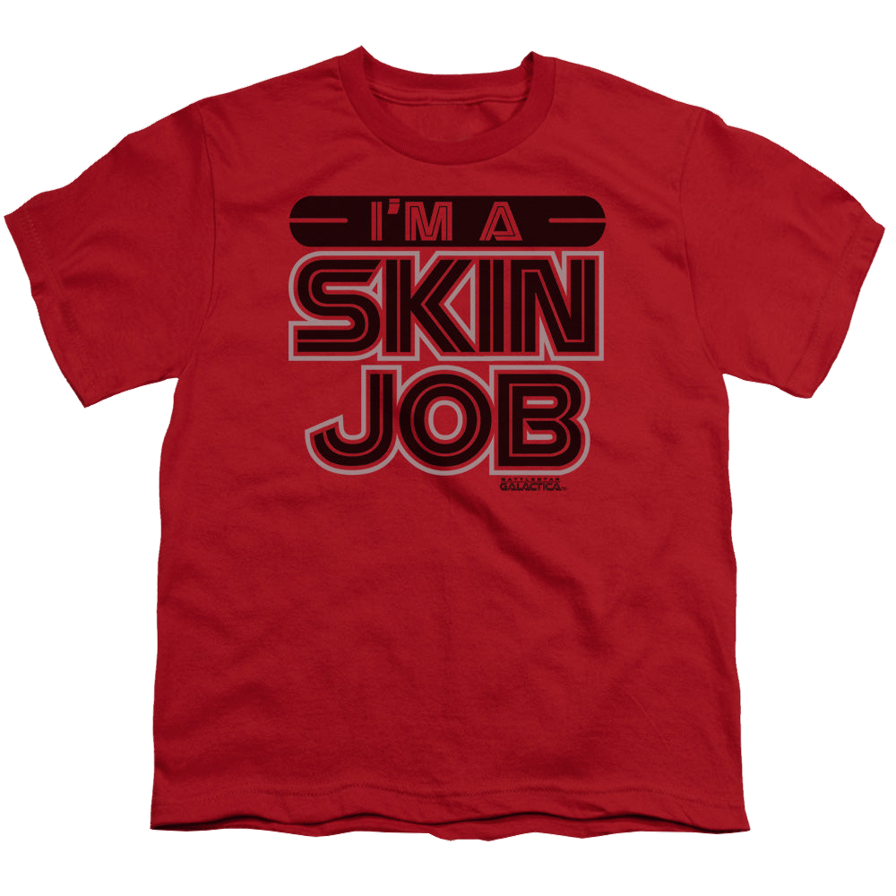 Battlestar Galactica (2004) Im A Skin Job - Youth T-Shirt Hoodie, Sweatshirt | CiraTrend.com