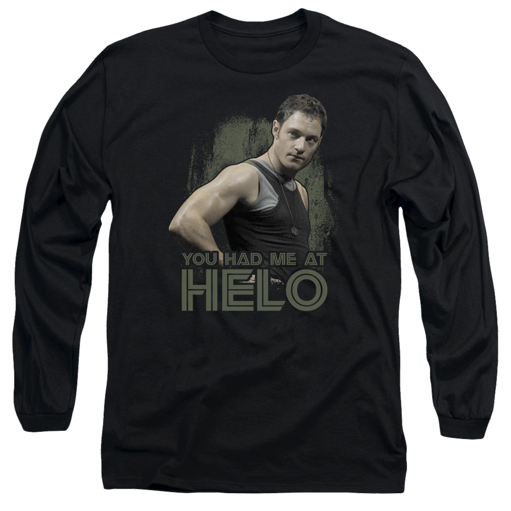 Battlestar Galactica Had Me At Helo - Men's Long Sleeve T-Shirt Hoodie, Sweatshirt | CiraTrend.com